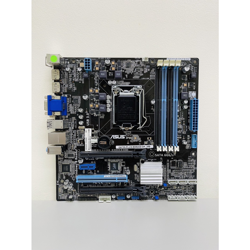 ASUS Q87M-PLUS/BM6AE/Desktop 4TH GEN Motherboard Q87 Socket LGA 1150 i3 ...
