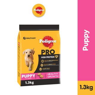 PEDIGREE PRO High Protein Puppy Food - Dry Puppy Food (1-Pack), 1.3kg.