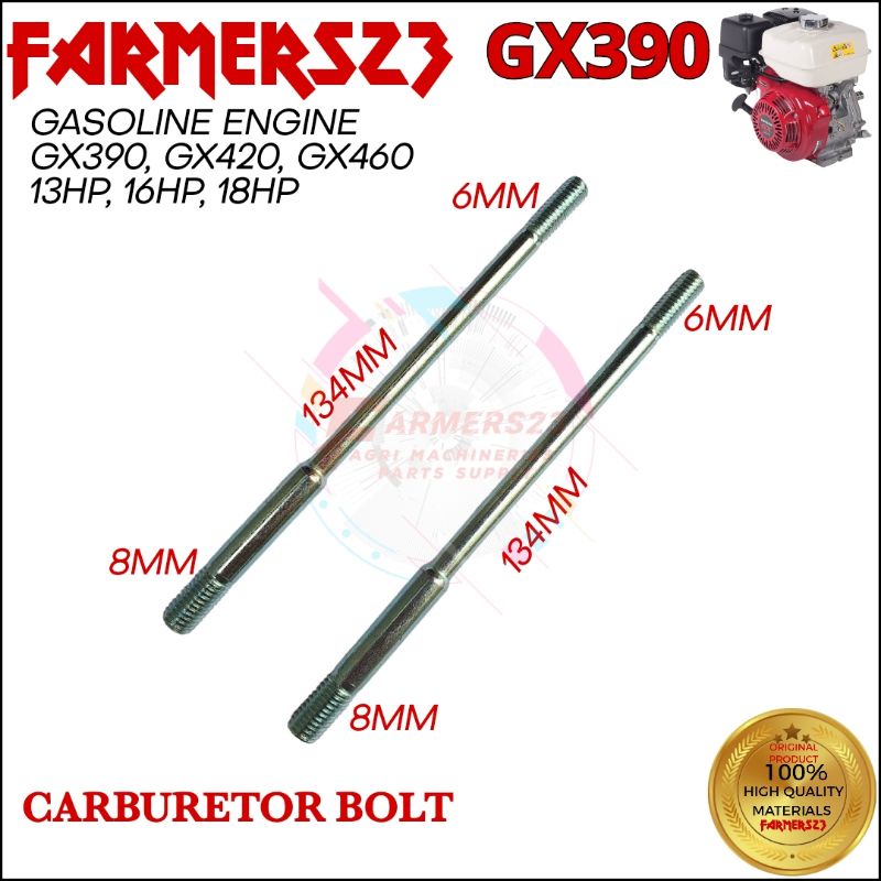 Sold Per Piece Carburetor Bolt Gx390, Gx420, Gx460 13Hp, 16Hp, 18Hp