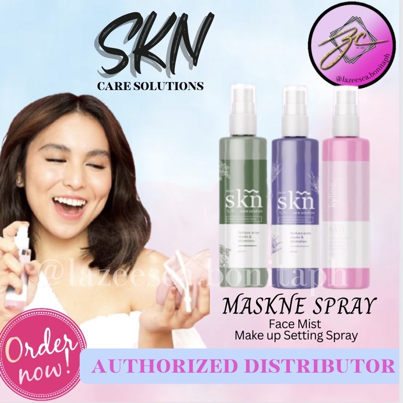 SKN Maskne Spray (antiacne face/mask spray/facial mist/make up setting
