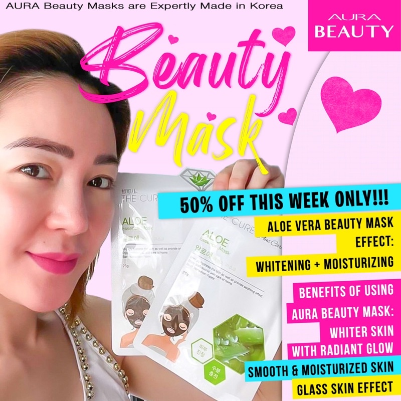 AURA Beauty Whitening Mask (Made in Korea) Shopee Philippines