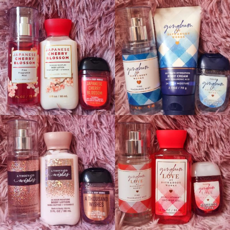 AUTHENTIC BATH & BODY WORKS TRAVEL SIZE SETS Shopee Philippines
