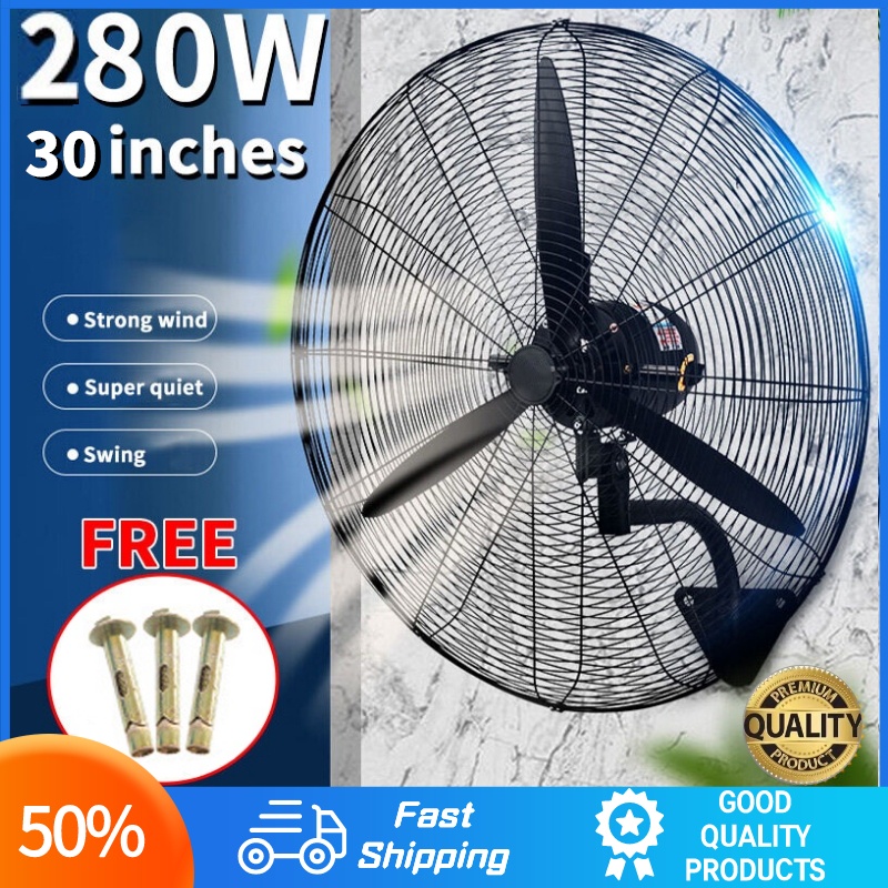 Industrial fan stand big fan 30 inch standard electric three speed