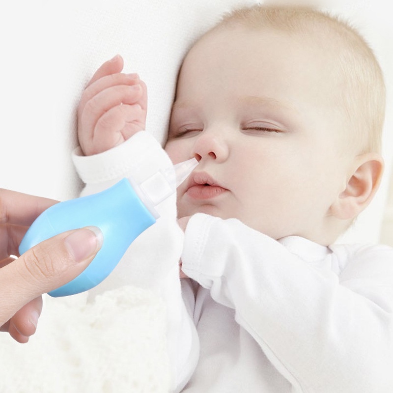Silicone Baby Nose Cleaner Pump Infant Sucker Newborn Baby Nasal Aspirator Cleaner Anti-backflow