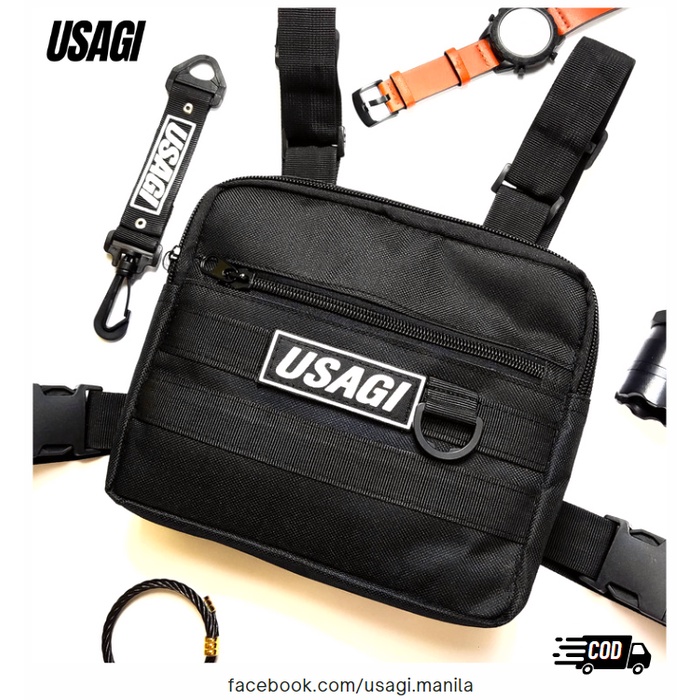 USAGI Simple Chest Rig Tactical Front bag Original Shopee Philippines