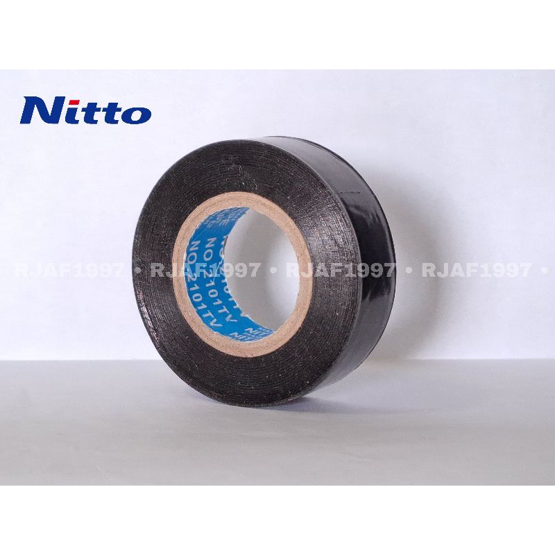 ORIGINAL NITTO ELECTRICAL TAPE THICK & STICKY 0.1MM X 19MM X 25M BLACK