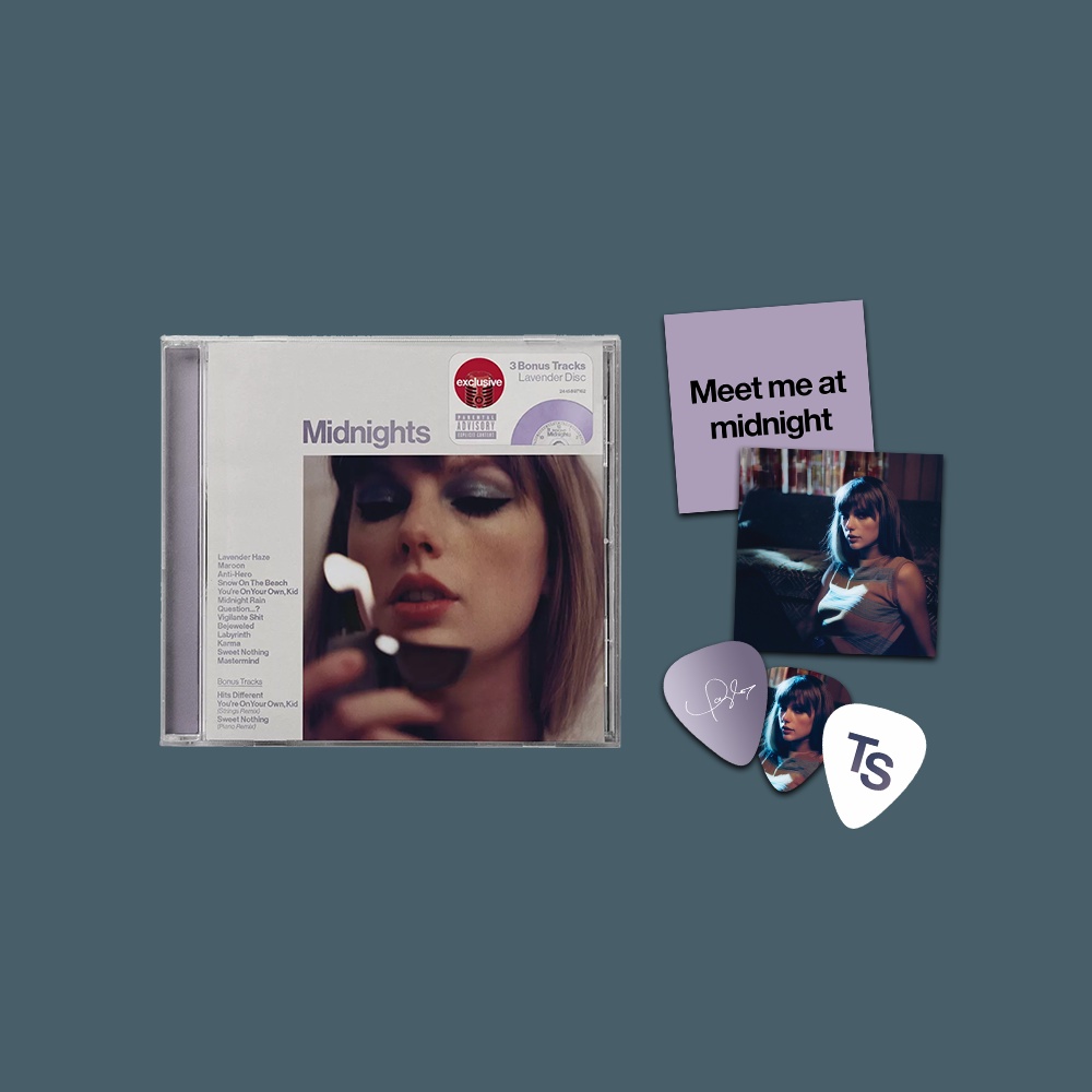 Midnights (Target Exclusive Lavender Deluxe Edition) CD by Taylor Swift