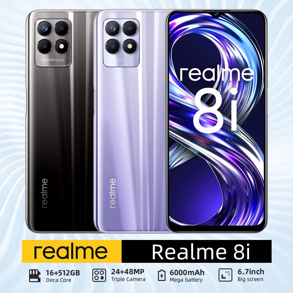 Realme 8i Smartphone Original Android Cellphone Big Sale 2022 Brand New