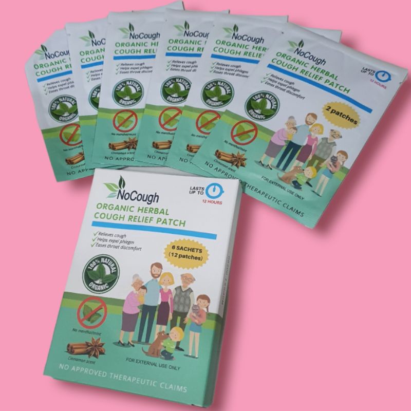 NoCough - ORGANIC HERBAL COUGH RELIEF PATCH ( TANGAL UBO)