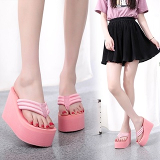New arrival Korean fashion Wedge sandals women 6 inches heels #7026