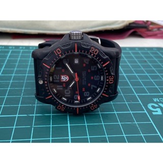 LUMINOX 8800 Black Red Used #4