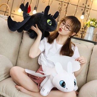 65cm How To Train Your Dragon 3 Toothless Anime Figure Night Fury Plush Toys For Children