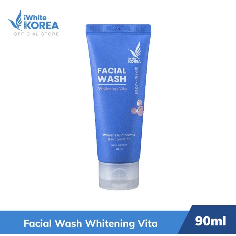 iWhite Facial wash Whitening Vita (Buy 1 Tube & Get 1 Free Nose pack