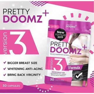 BUNDLE of 2 Pretty Doomz/ Patty doomz Plus+ Breast Enhancing, Whitening(30 Capsules) #3