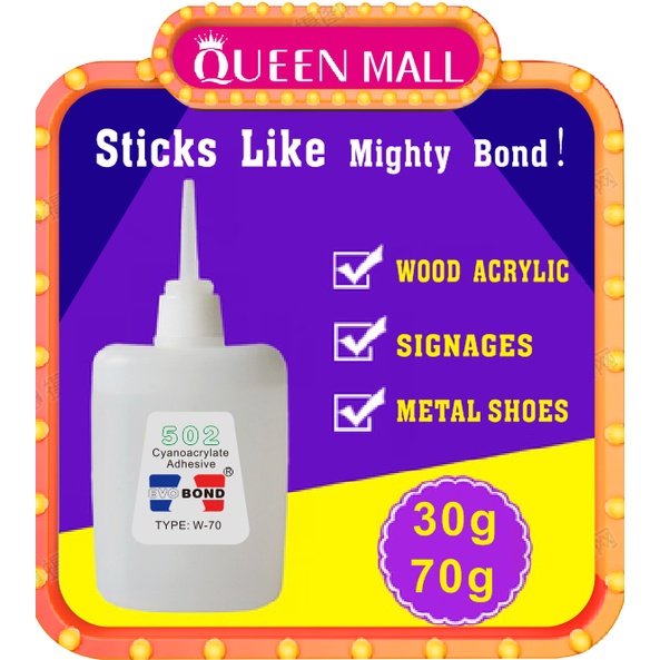 10pcs EVO BOND Cyanoacrylate Evobond CYNO Adhesive acrylic Glue Shoe