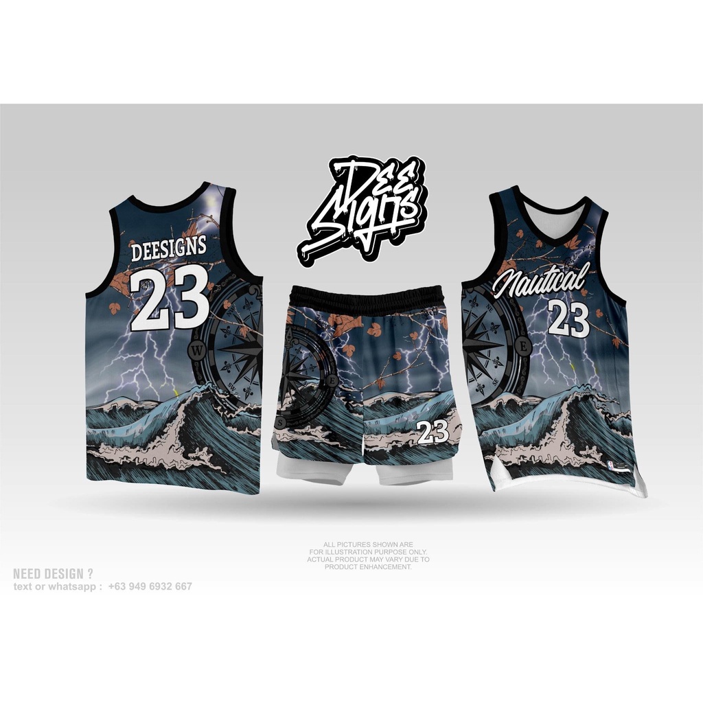 Basketball Jersey for Men Customized Name and Number Design Short