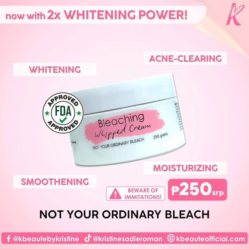 Kbeaute Bleaching Whipped Cream Shopee Philippines