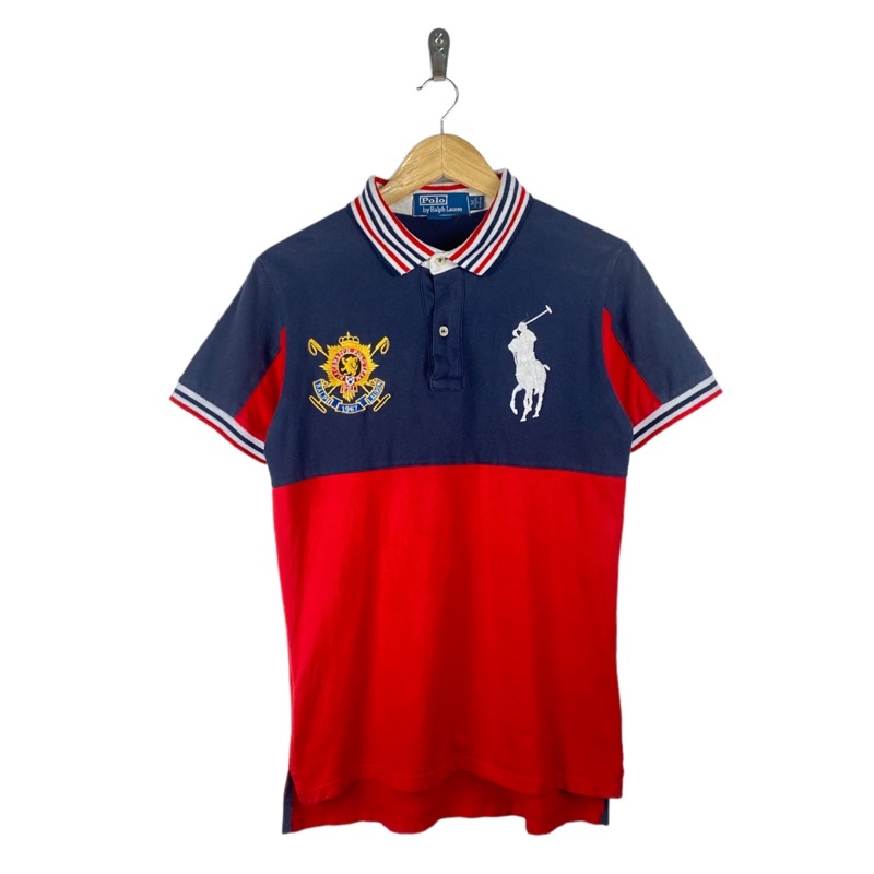 Ralph Lauren Tri-Color Polo Shirt (Red / Dark Blue / White) | Shopee  Philippines