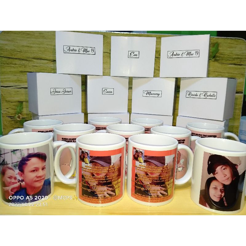 Personalized Mug/Customized Mug with free box and sticker