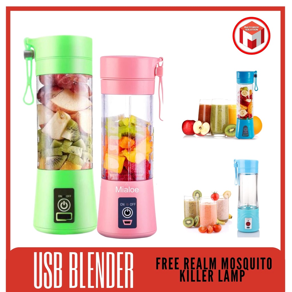 TV088 Portable Rechargeable Battery Juice Blender 380ml Electric Fruit