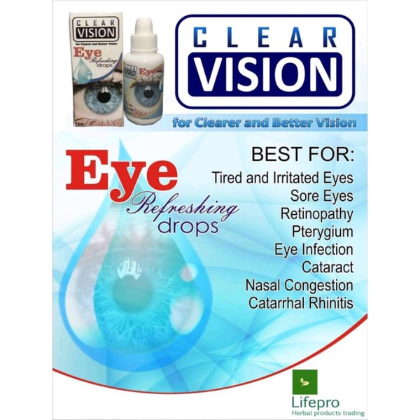 Clear Vision Eye Refreshing Drops Shopee Philippines