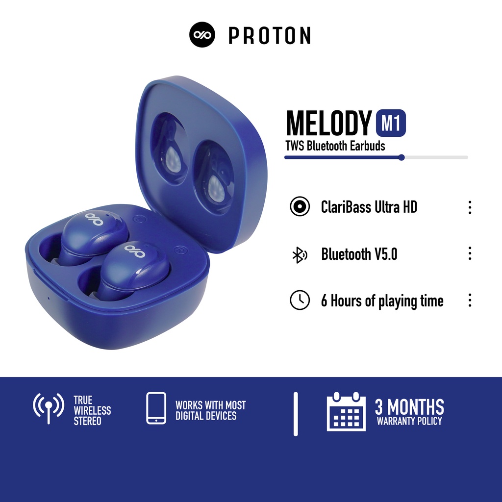 Proton Melody M1 TWS Earbuds Shopee Philippines