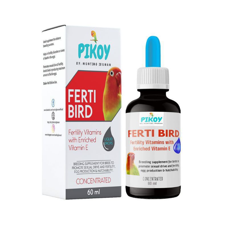 (hot)PIKOY VITAMINS Set of (FERTI BIRD, CALCI BIRD, BIO BIRD, MULTI BIRD) BY MUNTING IBUNAN #5