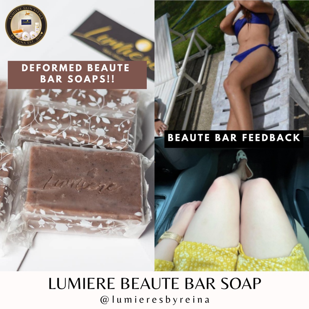 Deformed Lumiere Beaute Bar Soaps Onhand and Original