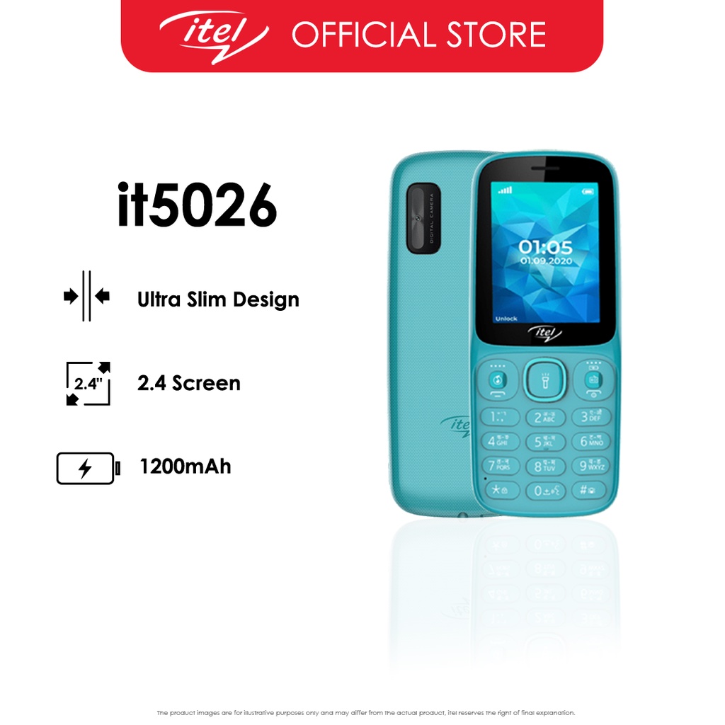 itel it5026 Basic Keypad Phone Dual Sim | Shopee Philippines