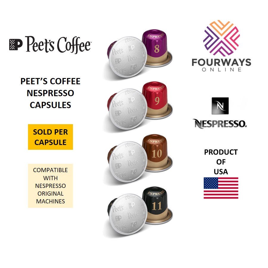 Peet's Coffee Nespresso Cups / Peet's Espresso Capsules Shopee Philippines