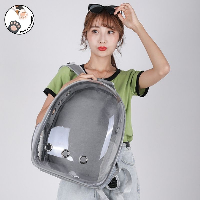 Cat Bag Pet Backpack Portable Transparent Space Capsule Breathable Backpack #7