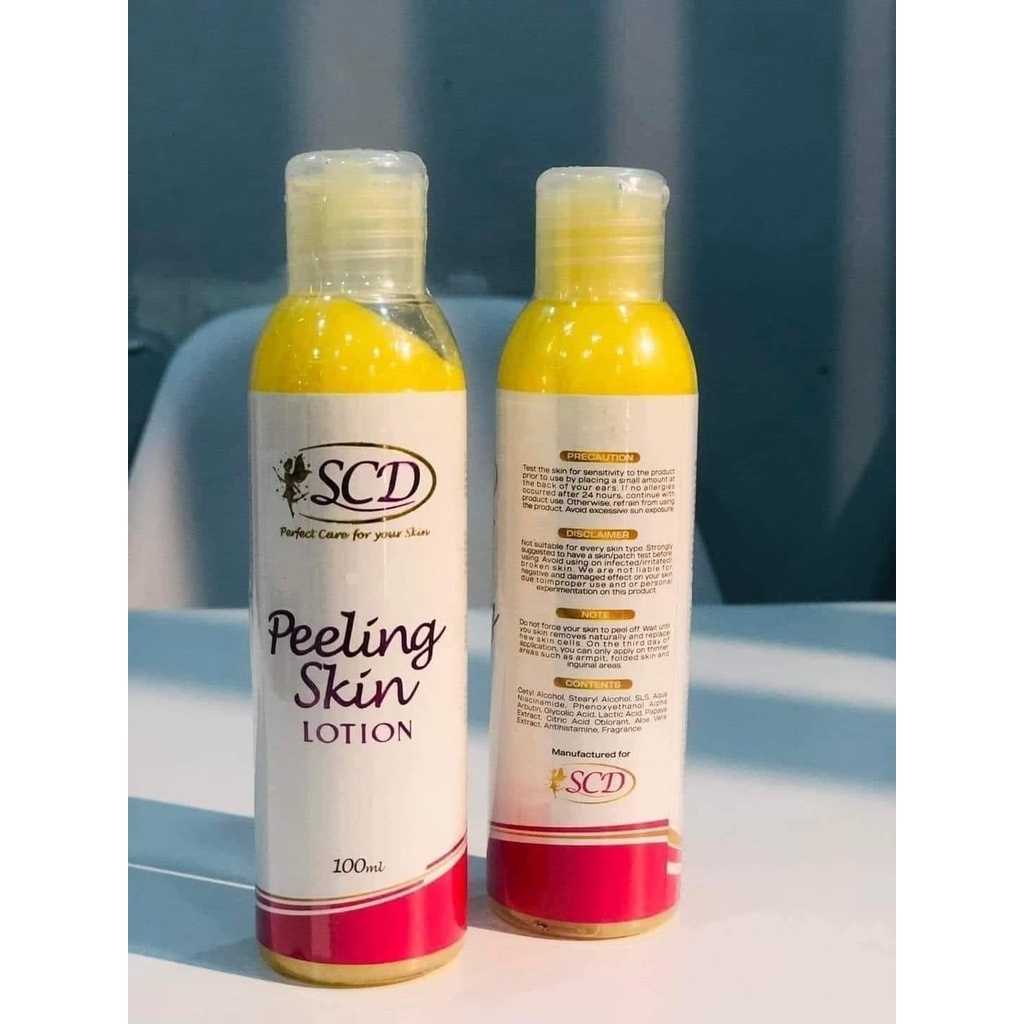 Scd Peeling Skin Lotion 100ml Fda And Halal Approved Shopee Philippines 0268