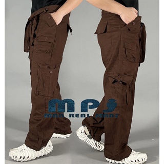Multi-pocket pants wish Belt Wide-Leg Pants OutDoor Sports Clothing
