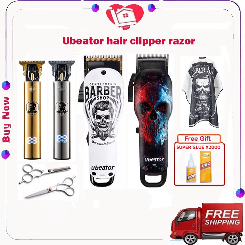 COD Ubeator Razor Hair Clipper Rechargeable barber Men's Cordless