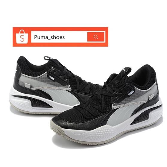 100% Original Puma Court Rider Black Casual Sneaker Shoes for Men | Shopee  Philippines