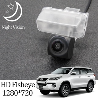HD 1280*720 Fisheye Rear View Camera For Toyota Fortuner 2015 2016 2017 2018 2019  Car Reverse Parking Accessories