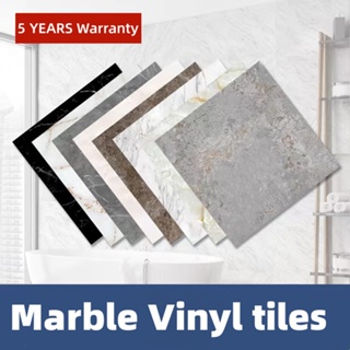 Vinyl tile flooring self adhesiv Marble floor sticker waterproof tiles floor flooring Home decor #8
