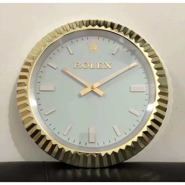 Simple Rolex Datejust Wall Clock Black Water Ghost Green Water Ghost