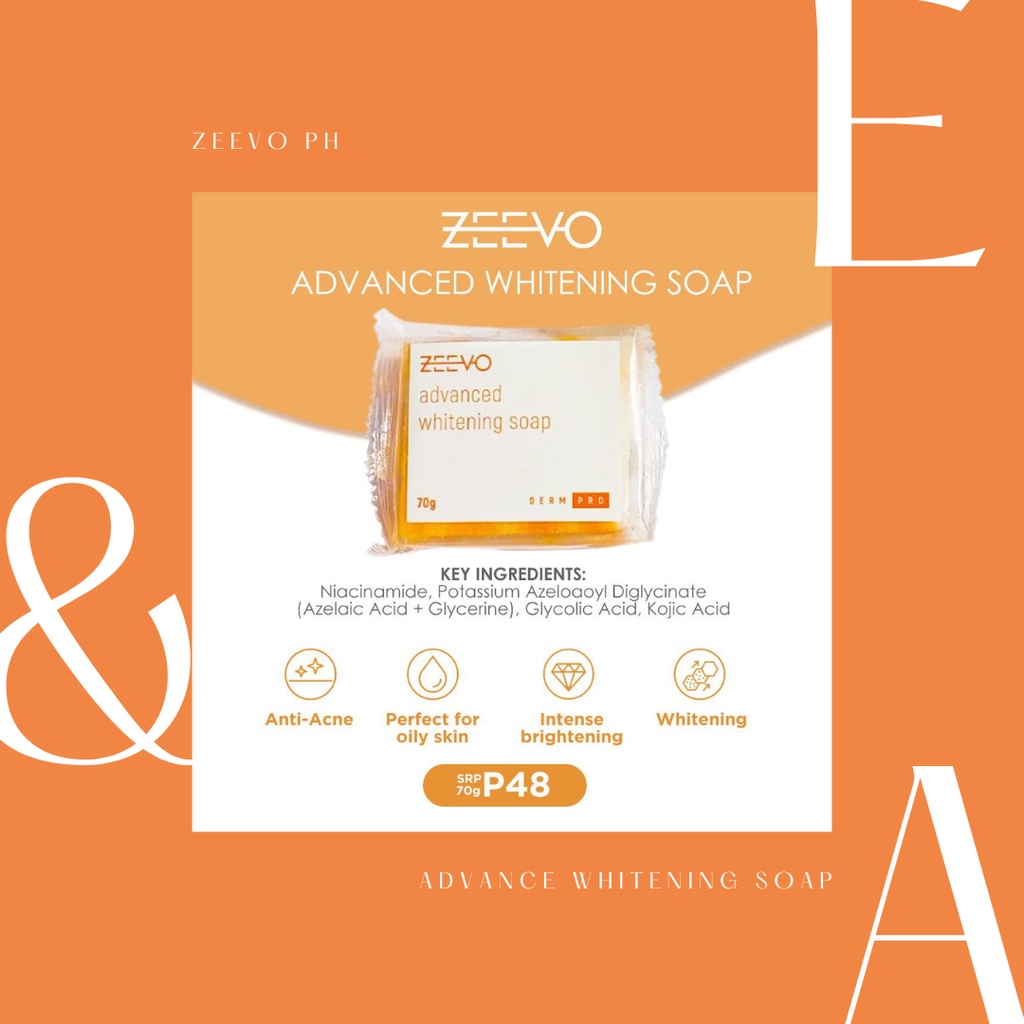 ZEEVO ADVANCE WHITENING SOAP (SOLO) | Shopee Philippines