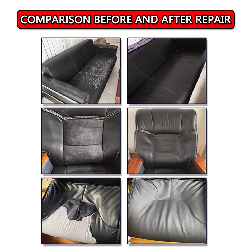 COD 20cmX50cm Leather Patch Stickers No Ironing Sofa Repair PU Fabric Self Adhesive Waterproof