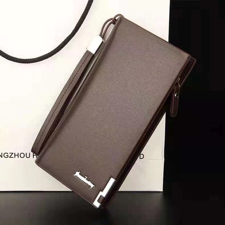 CATHERINE BAG#802 KOREAN LEATHER LONG WALLET FORMEN