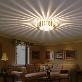 ℗﹊Home Led 3w Hall Light Walkway Porch Decor Ceiling Lamp Sun Flower Creative Led Ceiling Lights Bar #1