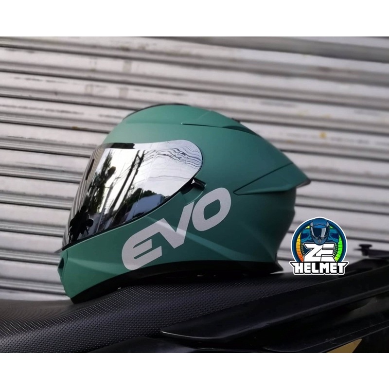 EVO SVX02 PLAIN FULL FACE DUAL VISOR (FREE CLEAR LENS) Shopee