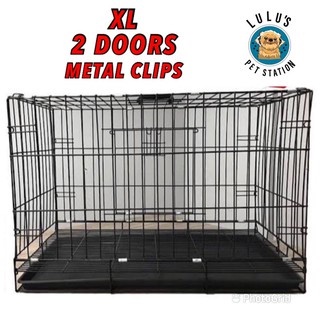 Pet cage collapsible XL pet cage crates dog cage cat cage