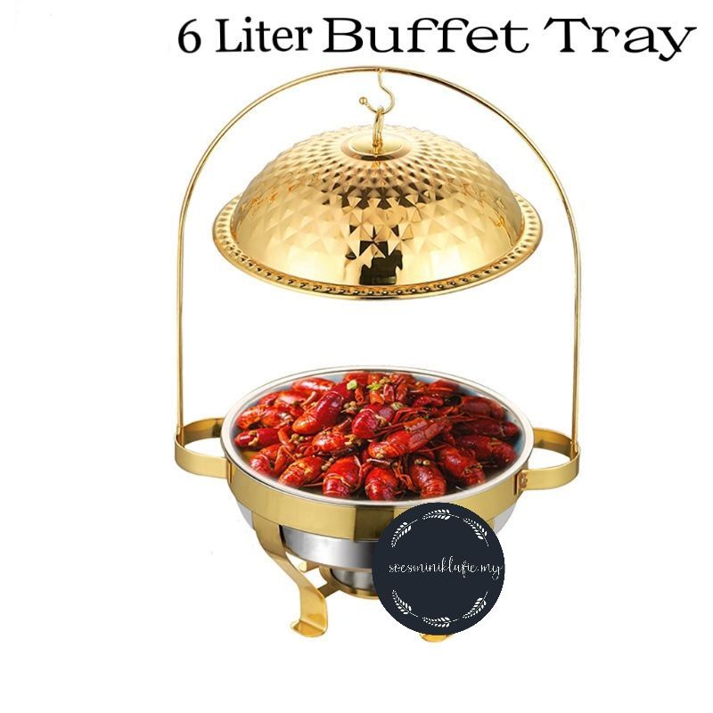 6 Liter Hanged Chafer Hanging Chafing buffet tray Dish Crown Saudi GHN5