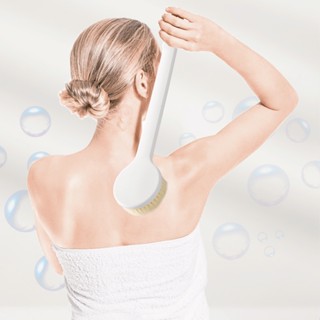Bath Shower Brush Bath Flower Wipe Back Brush Long Handle Back Scrubber Exfoliate Massage Brush #4