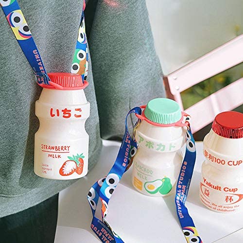 480ml Plastic Water Bottle Tour Drinking Bottle Yakult Shape Cute