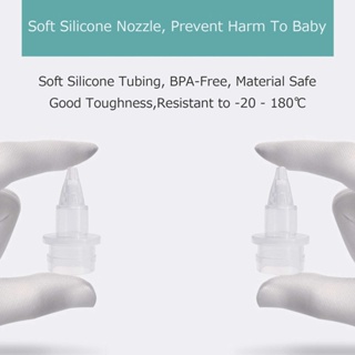 Silicone Baby Nose Cleaner Pump Infant Sucker Newborn Baby Nasal Aspirator Cleaner Anti-backflow #6