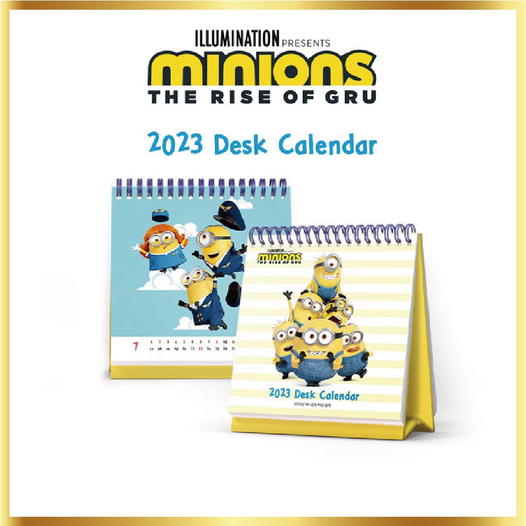 Minions Artwork 2023 Desk Calendar Shopee Philippines