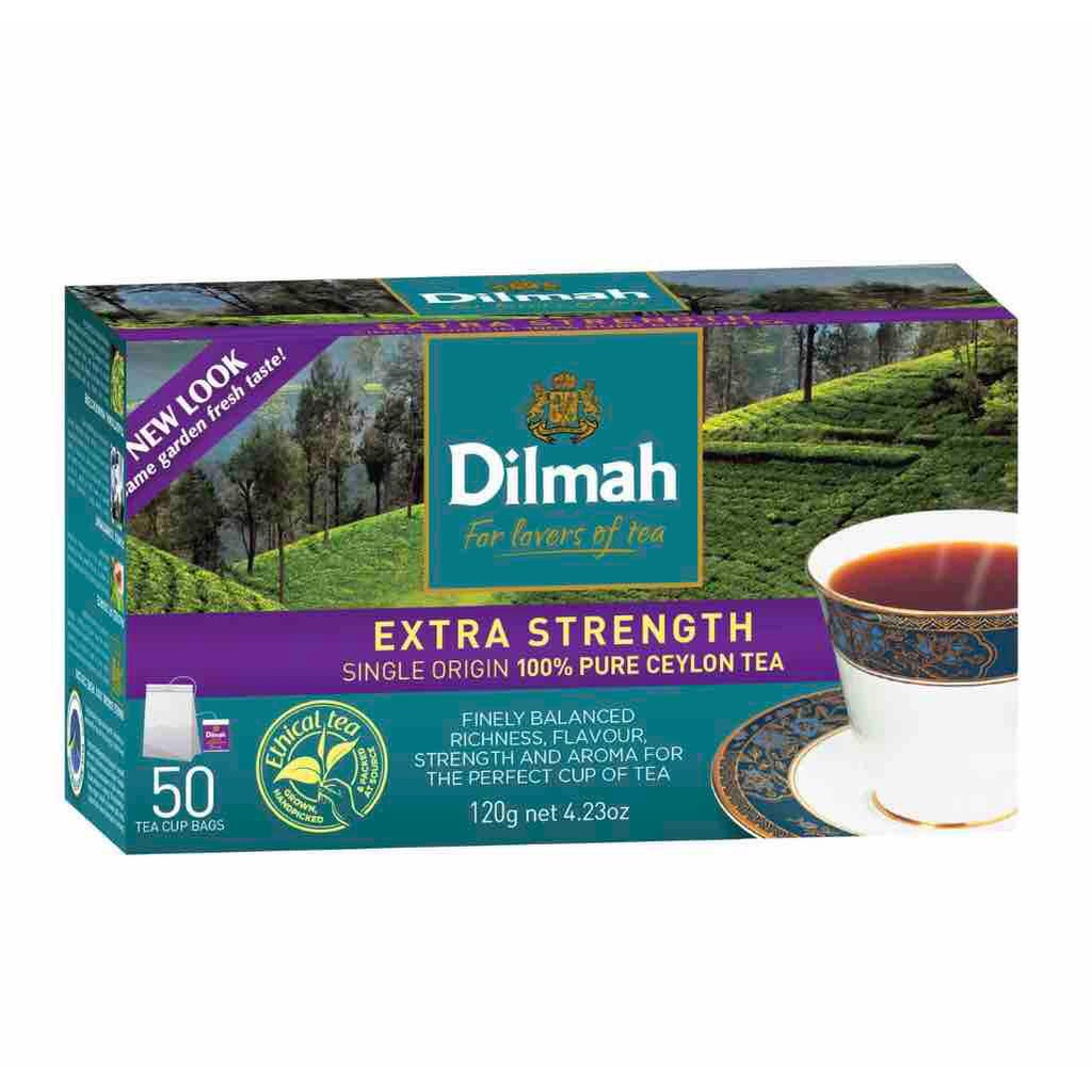 Dilmah Extra Strength Tea Bags 50 pack Shopee Philippines
